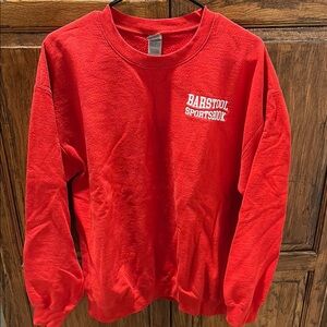 Barstool Sportsbook Crewneck Sweater with Ribbed Cuffs